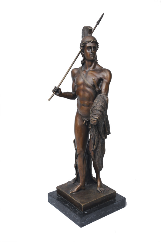Große Bronze-Figur "Jason bringt das Goldene Vlies"