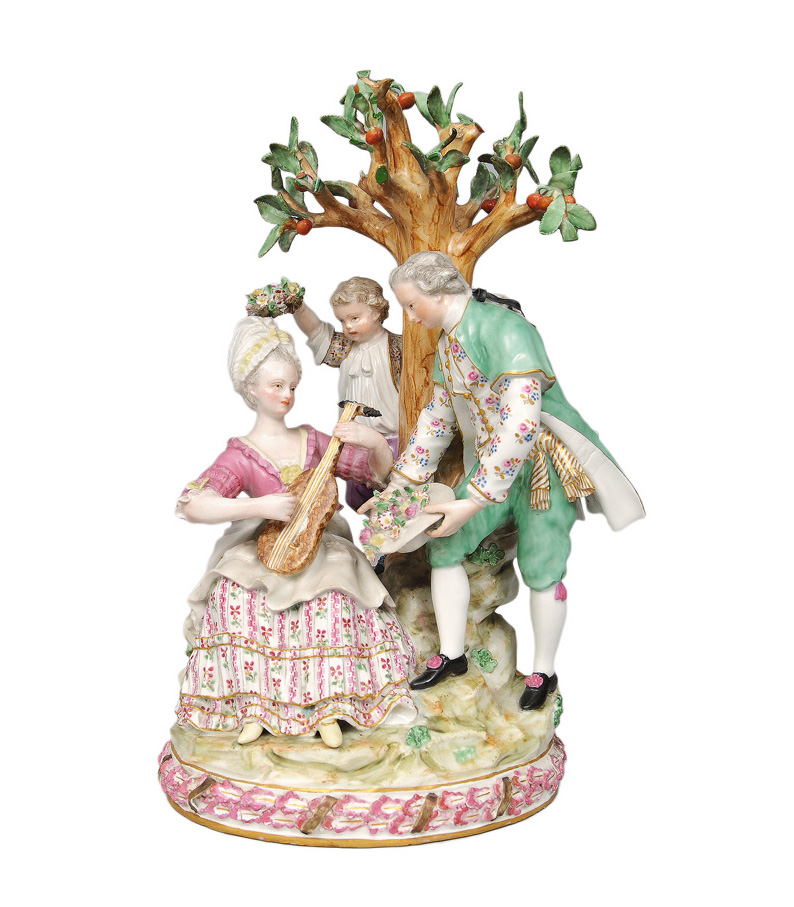 Figurengruppe "Unter dem Apfelbaum"