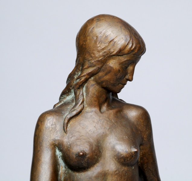 Bronze-Figur "Weiblicher Akt" - Bild 3