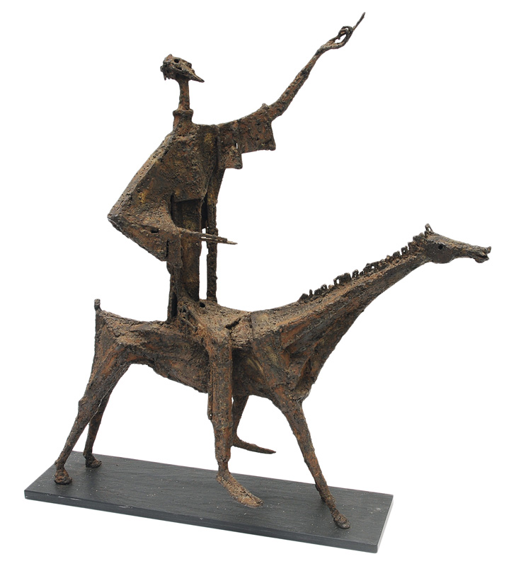An extraordinary sculpture "Don Quichotte"
