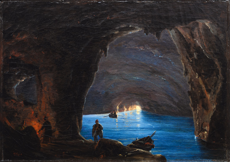 The Blue Grotto in Capri