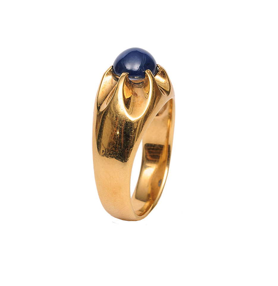 A sapphire ring