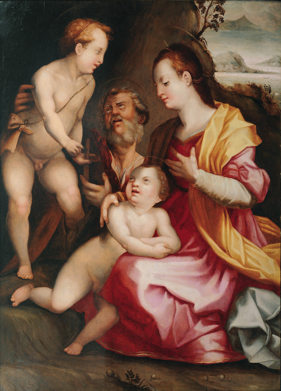 Die Heilige Familie mit dem Johannesknaben