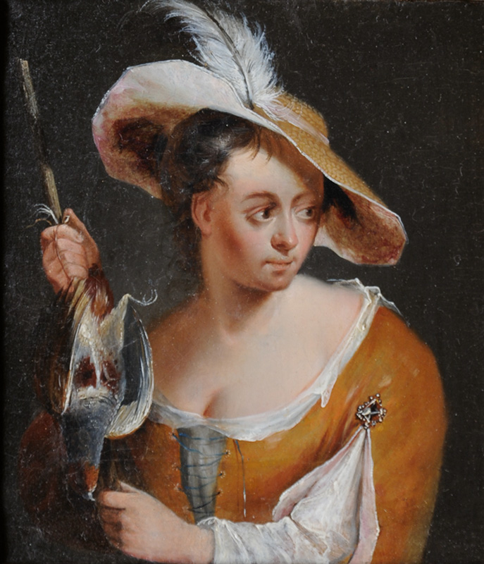 Girl with Partridge