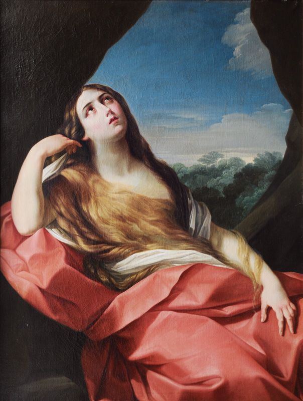 Guido Reni, Schule - Die büßende Maria Magdalena Die büßende Maria Magdalena