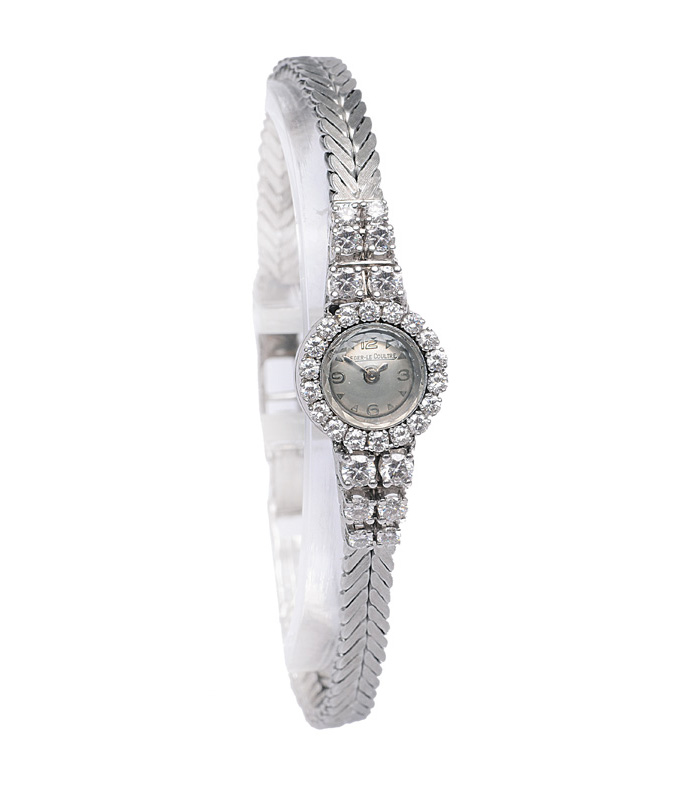 Damen-Armbanduhr mit Brillant-Besatz