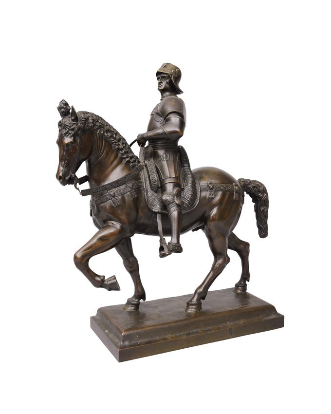 Große Bronze-Figur "Bartolomeo Colleoni"