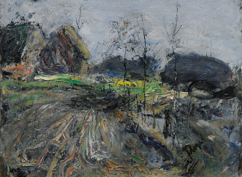 Landschaft mit Gehöft