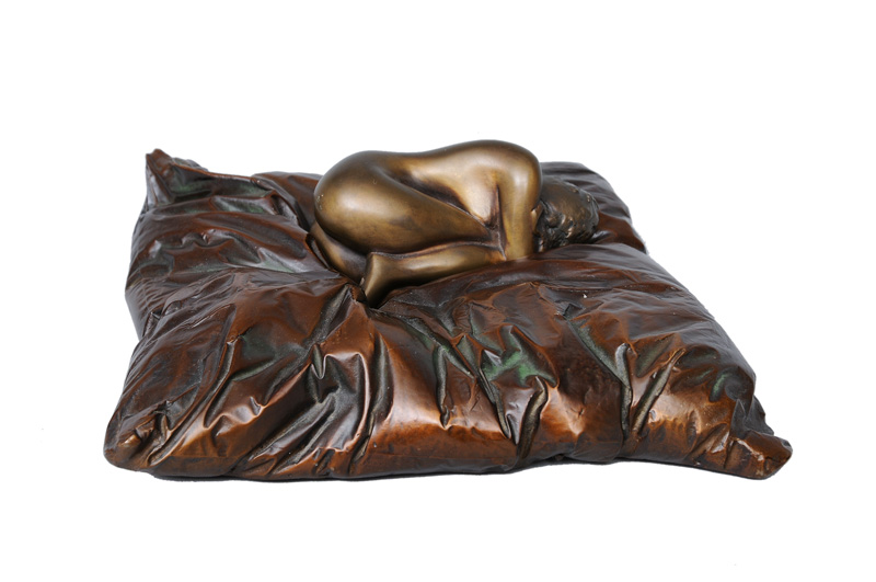 Bronze-Figur "Nel Nido - Im Nest" - Bild 2