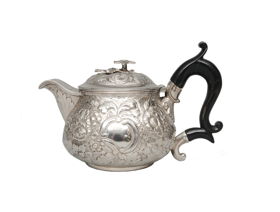 A small Georgian teapot