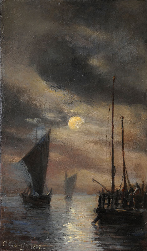 Moonlit Harbour