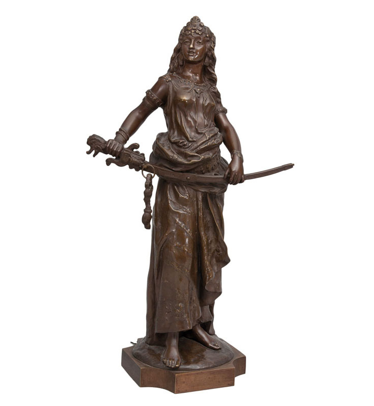 Große Bronze-Figur 'Salomé'