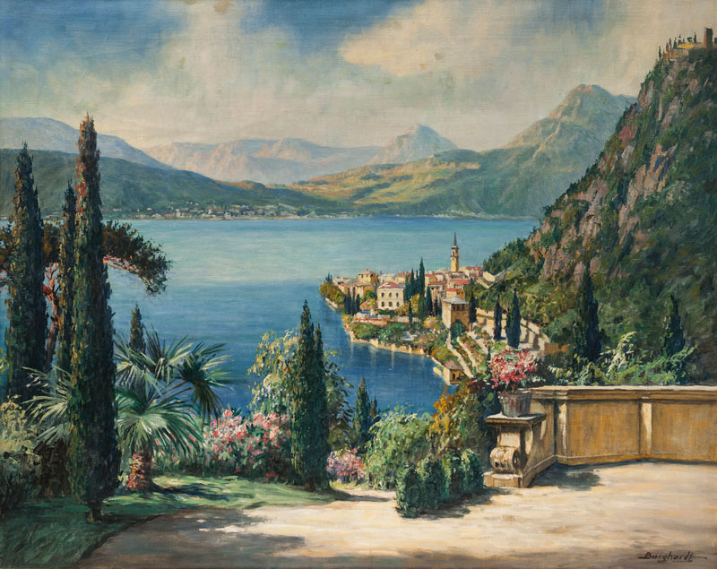 View on Varenna by Lake Como