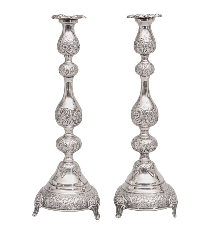 A pair of candelabra in Baroque style