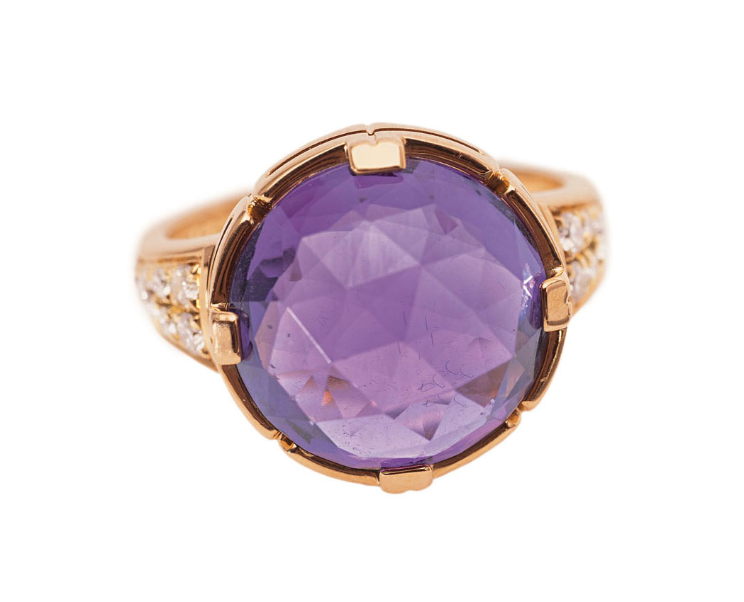 Amethyst-Brillant-Ring 'Parentesi Cocktailring' von Bulgari