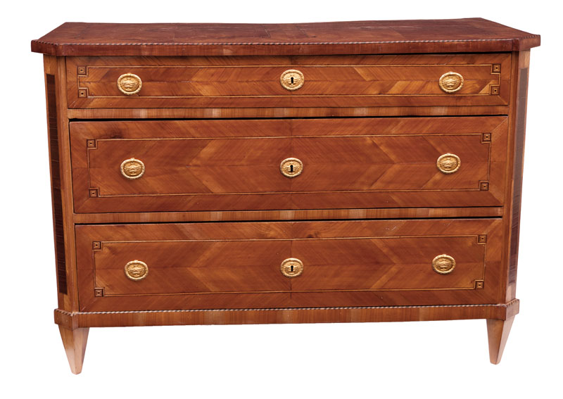 A Louis Seize chest of drawers