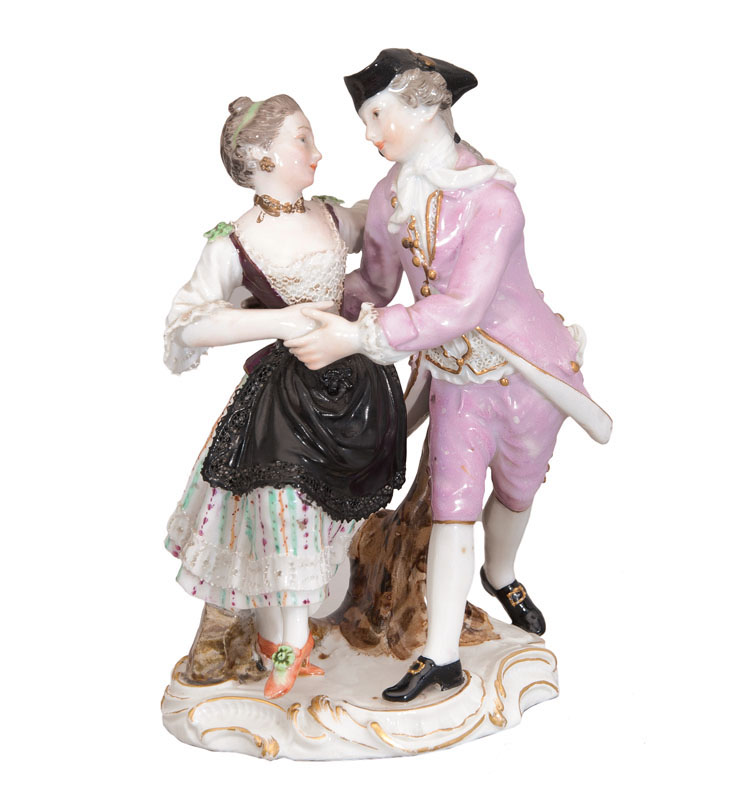 A figural group 'Dancing Couple'
