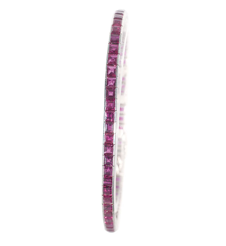 A ruby revière bracelet