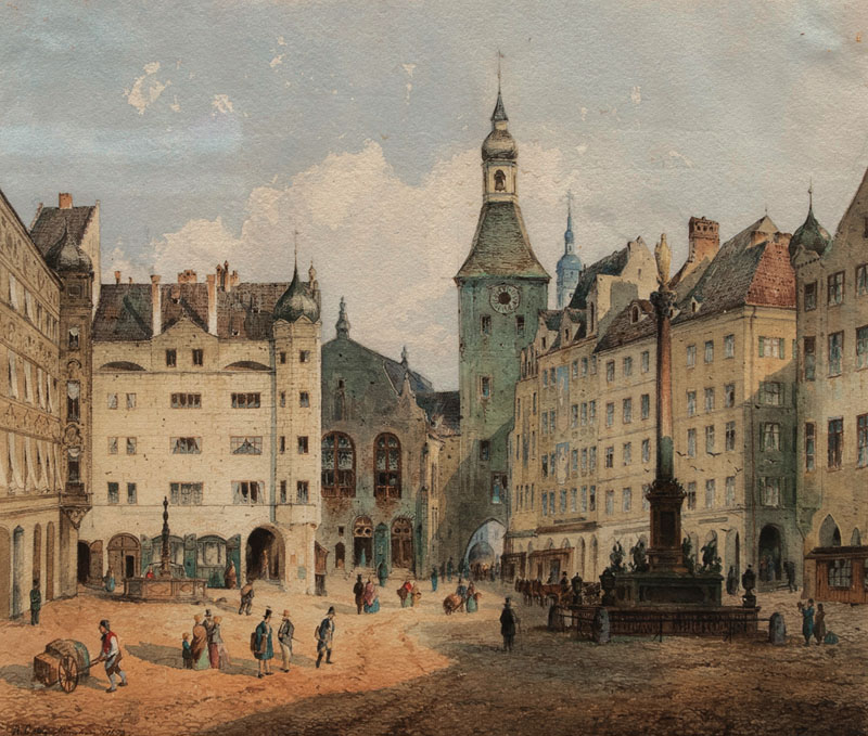 Der Marienplatz in München