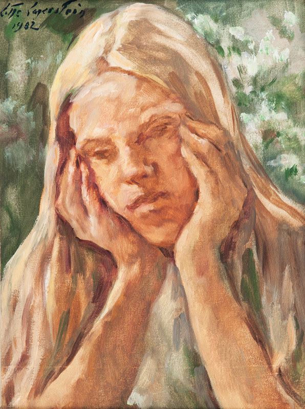 Lotte Laserstein - Portrait eines Mädchens Portrait eines Mädchens
