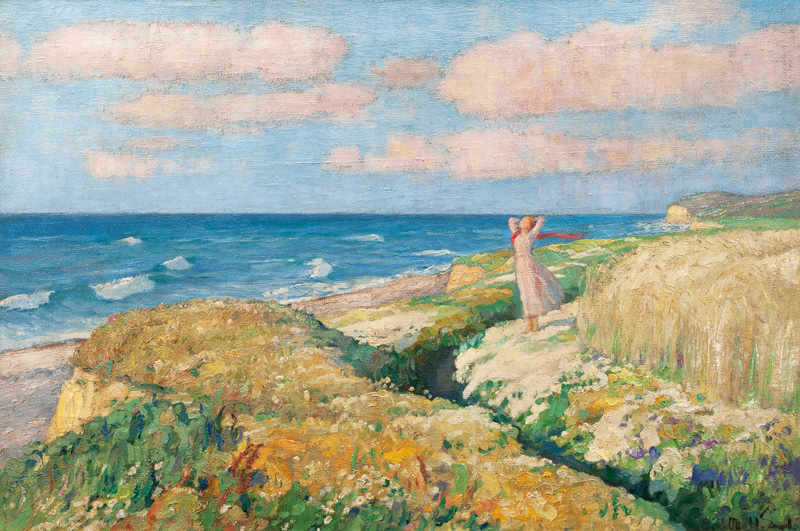 Mädchen am Ostseestrand