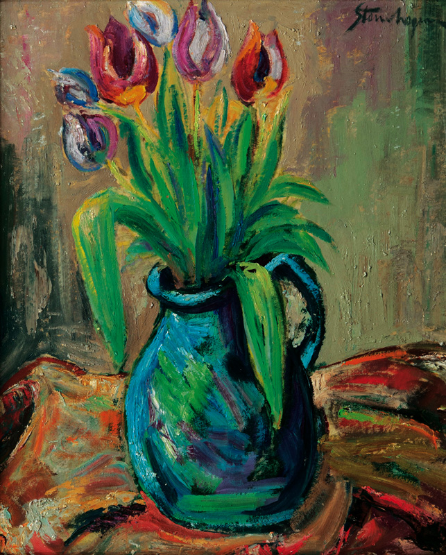 Tulips in a Jar