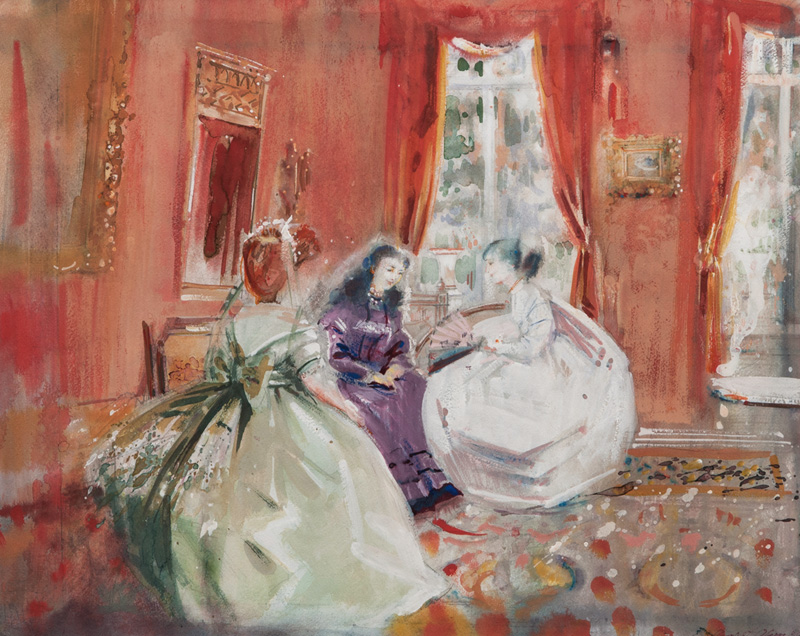 Ladies in a Parlour