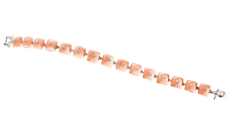 A coral bracelet