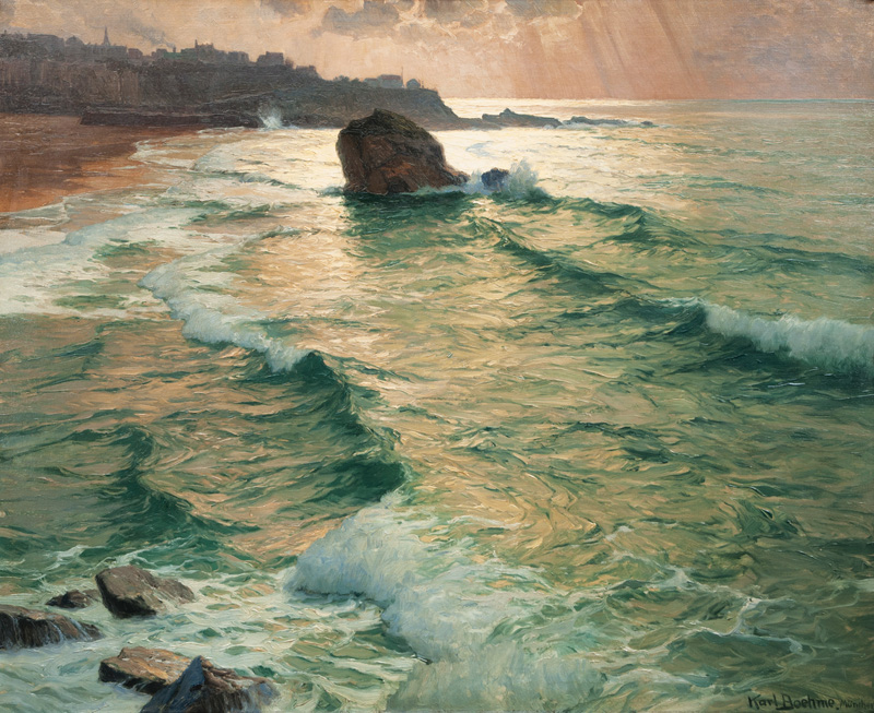 Evening near Biarritz