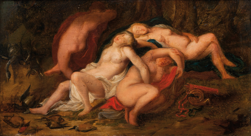 Diana's Nymphs resting after the hunt