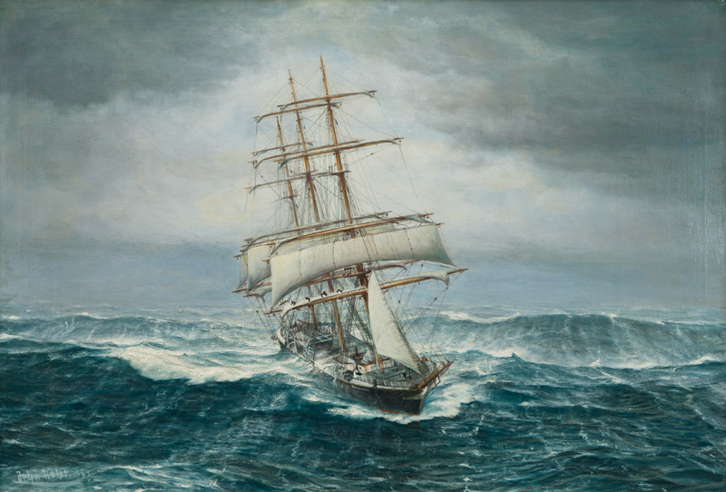 The Terpsichore in choppy Sea