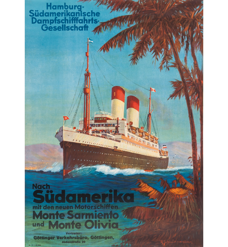 Poster of the Hamburg-Süd Shipping Company