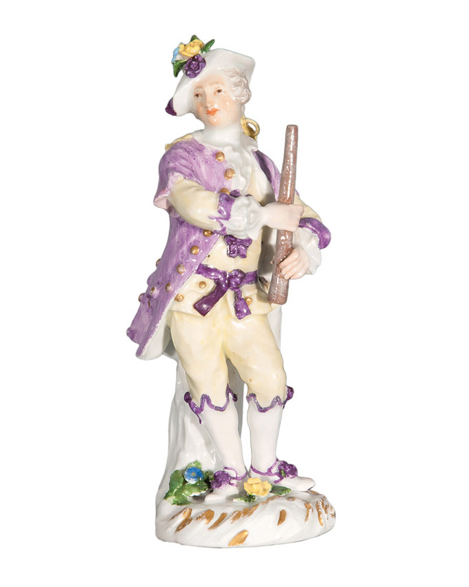 A figure 'Clarinet player' from the series 'Galante Kapelle'