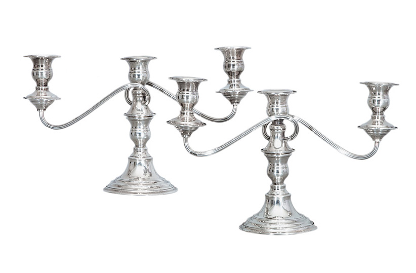A pair of elegant candlesticks