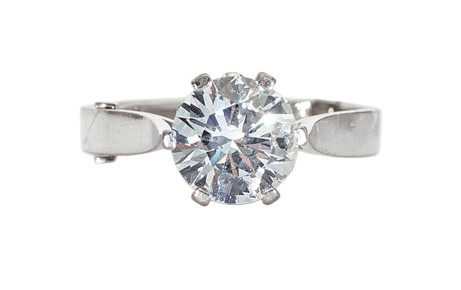 A single stone diamond ring