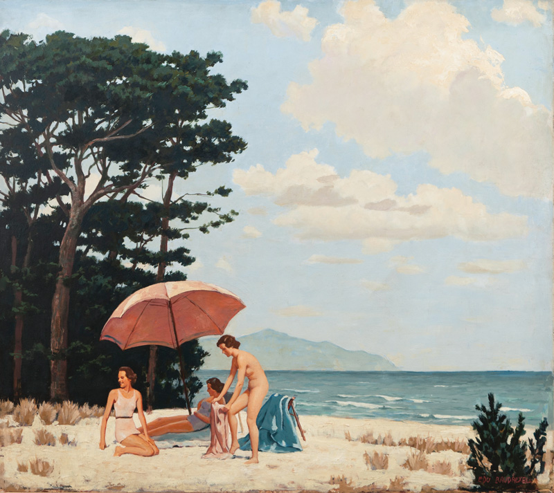 Three Women on the Beach