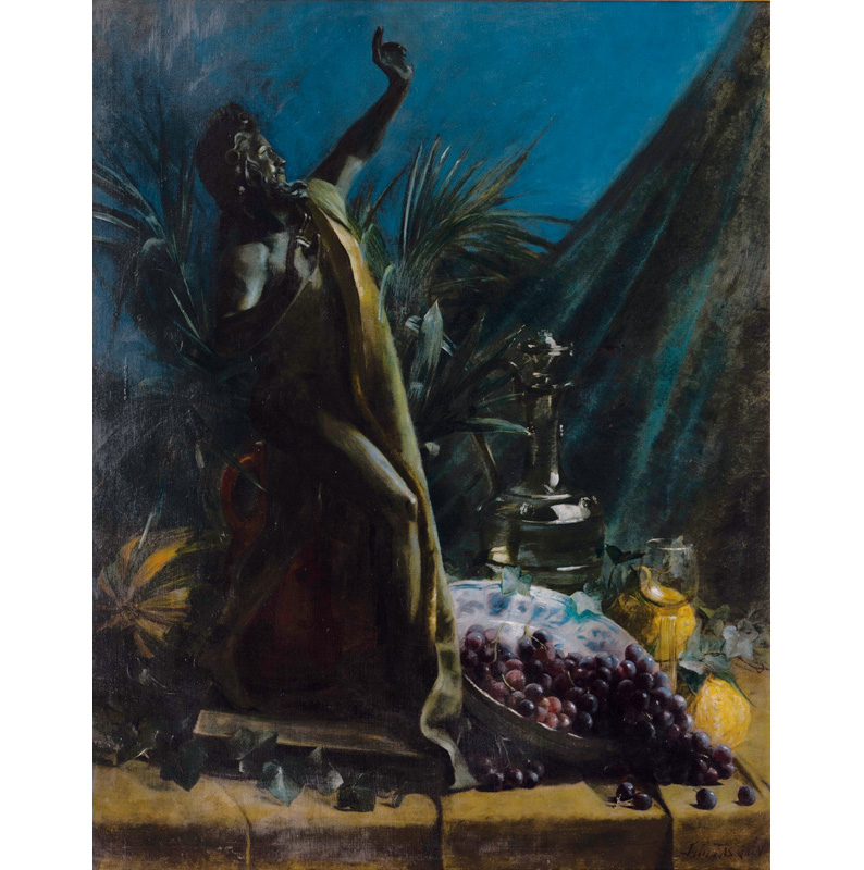 Jules Tasquin - Still Life with Figur Still Life with Figur
