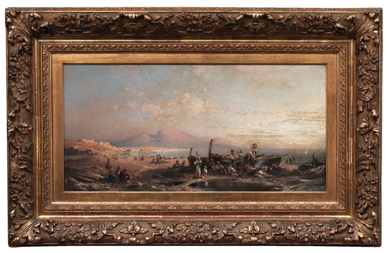 Beach of Naples with Mount Vesuvius - image 2