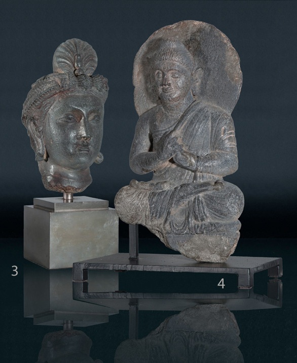 Kopf eines Bodhisattva 'Maitreya'