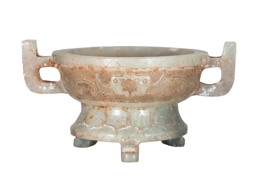 An archaistic jade censer