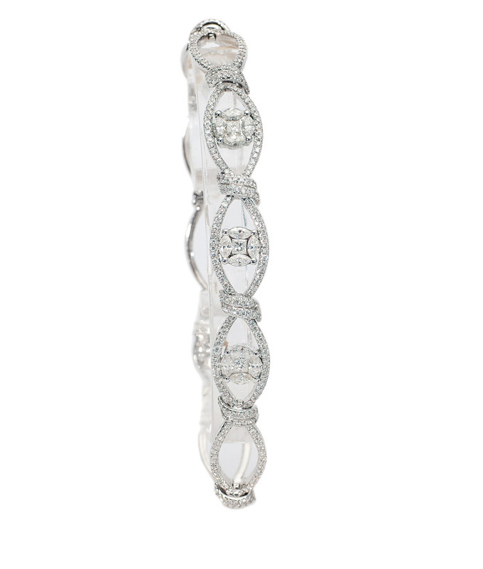 A diamond bracelet