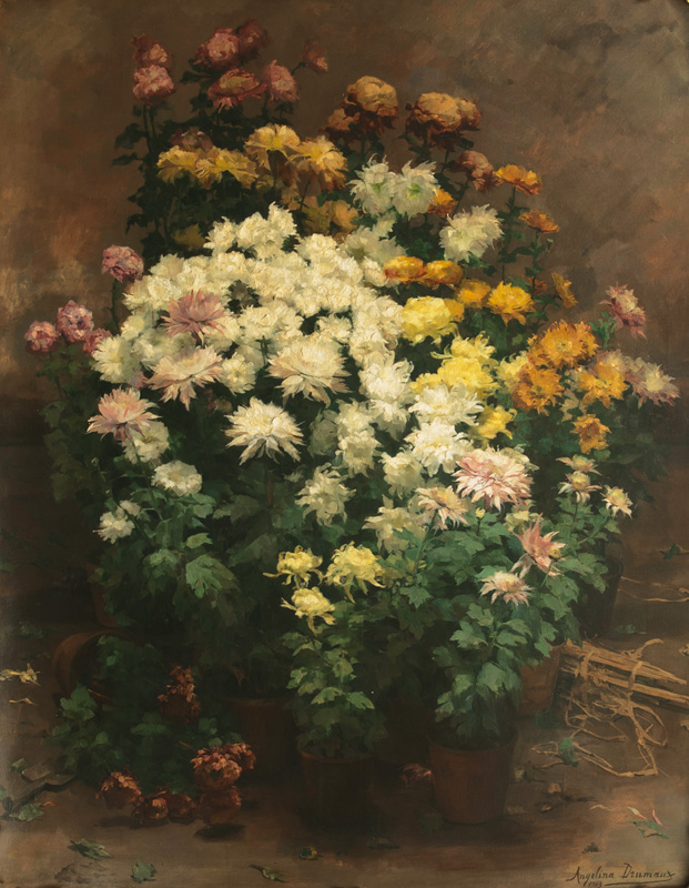 Large Still Life with Autumn Flowers
