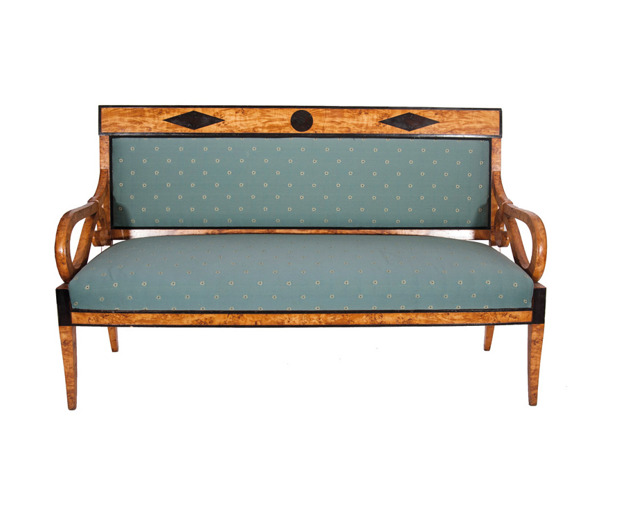 Russisches Biedermeier-Sofa