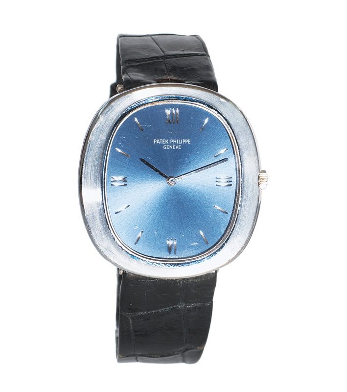 Herren-Armbanduhr 'Blaue Ellipse'