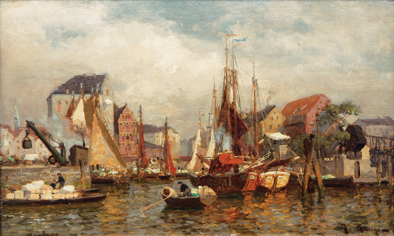Boats in a Harbour