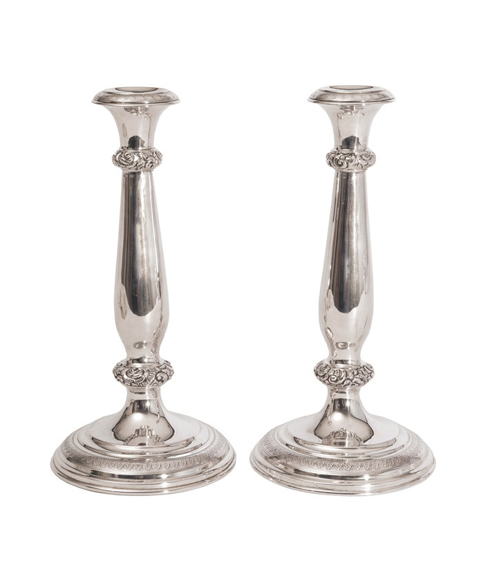 A pair of fine candlesticks