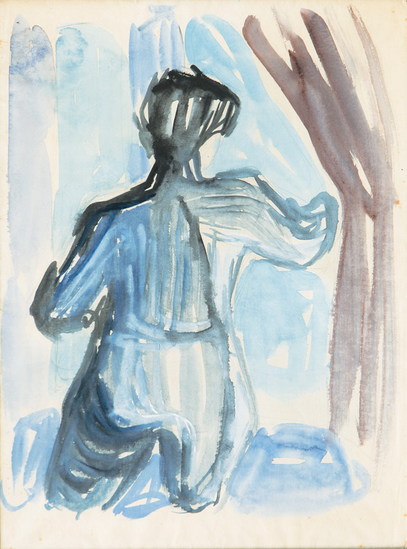 Eduard Bargheer - Figur am Fenster Figur am Fenster