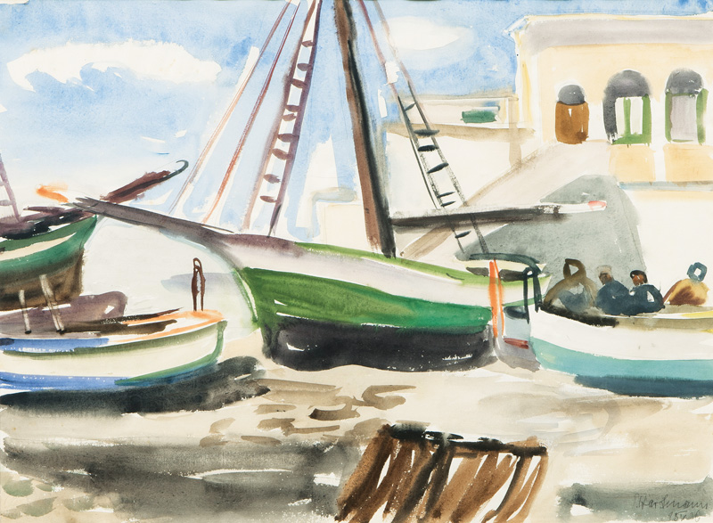 Fishing Boats in St. Angelo on Ischia