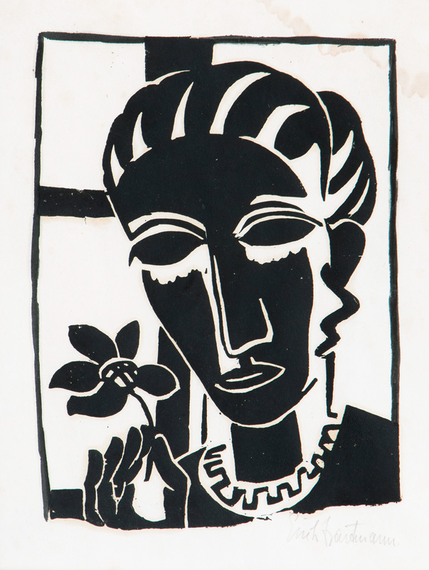 Woman with Flower