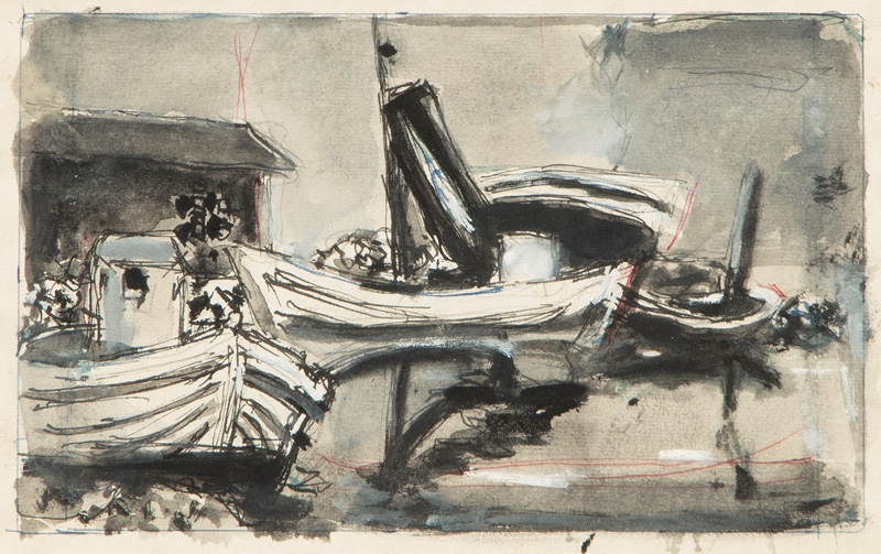Erich Hartmann - Boote in Lemkenhafen auf Fehmarn Boote in Lemkenhafen auf Fehmarn